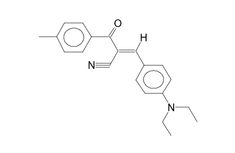 (E)-PARA-METHYL-1-CYANO-1-(PARA-DIETHYLAMINOBENZYLIDENE)ACETOPHENONE