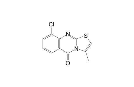 5H-Thiazolo[2,3-b]quinazolin-5-one, 9-chloro-3-methyl-