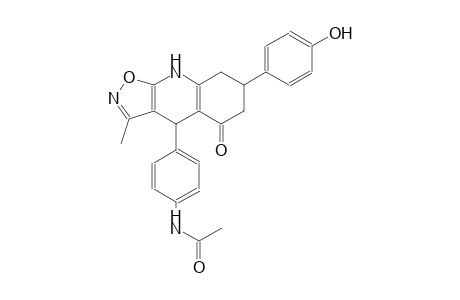 acetamide, N-[4-[4,5,6,7,8,9-hexahydro-7-(4-hydroxyphenyl)-3-methyl-5-oxoisoxazolo[5,4-b]quinolin-4-yl]phenyl]-