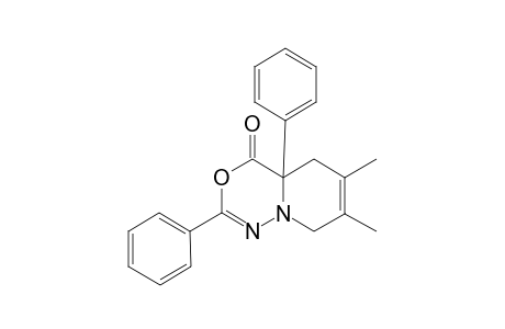 1,6,9,9a-Tetrahydro-7,8-dimethyl-3,9a-diphenylpyrido[1,2-d][1,4,4]-oxadiazine