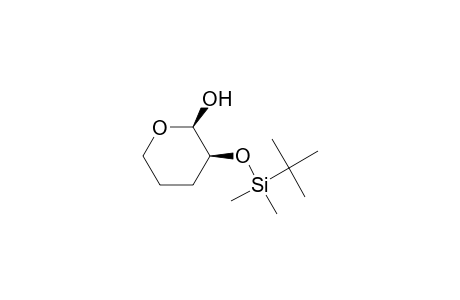 2H-Pyran-2-ol, 3-[[(1,1-dimethylethyl)dimethylsilyl]oxy]tetrahydro-, cis-