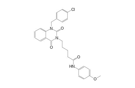 5-(1-(4-chlorobenzyl)-2,4-dioxo-1,4-dihydro-3(2H)-quinazolinyl)-N-(4-methoxyphenyl)pentanamide