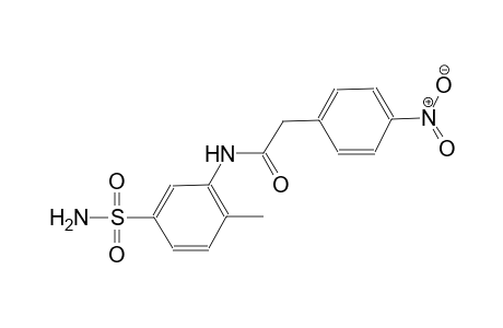 N-[5-(aminosulfonyl)-2-methylphenyl]-2-(4-nitrophenyl)acetamide