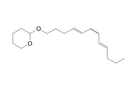 (4E,6Z/E,8E)-1-[(3,4,5,6-Tetrahydro-2H-pyran-2-yl)oxy]dodeca-4,6,8-triene
