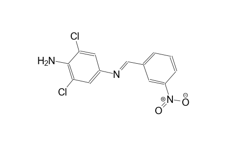 1,4-benzenediamine, 2,6-dichloro-N~4~-[(E)-(3-nitrophenyl)methylidene]-