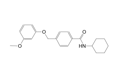 N-cyclohexyl-4-[(3-methoxyphenoxy)methyl]benzamide
