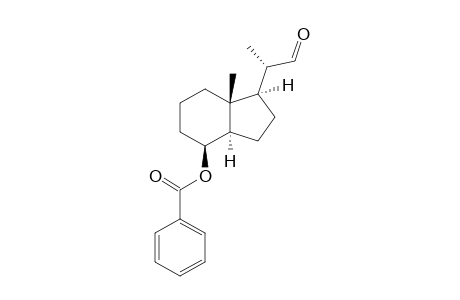 (8S,20S)-des-A,B-8-benzoyloxy-20-formylpregnane