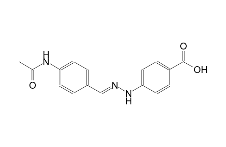 4-{(2E)-2-[4-(acetylamino)benzylidene]hydrazino}benzoic acid