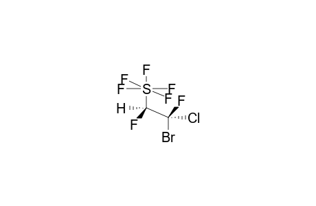 (S*,S*)-2-BROMO-2-CHLORO-1,2-DIFLUOROETHYLSULPHUR PENTAFLUORIDE
