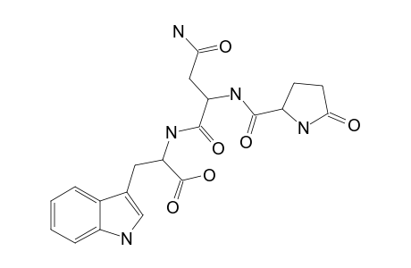 AAP;PYROGLUTAMIC-ACID-ASPARAGINE-TRYPTOPHANE