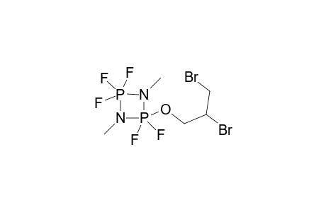 1,3,2,4-Diazadiphosphetidine, 2-(2,3-dibromopropoxy)-2,2,4,4,4-pentafluoro-2,2,4,4-tetrahydro-1,3-d imethyl-