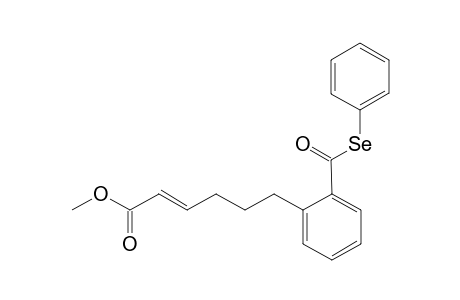 Methyl 6-[2-[(phenylseleno)carbonyl]phenyl]-2-hexanoate