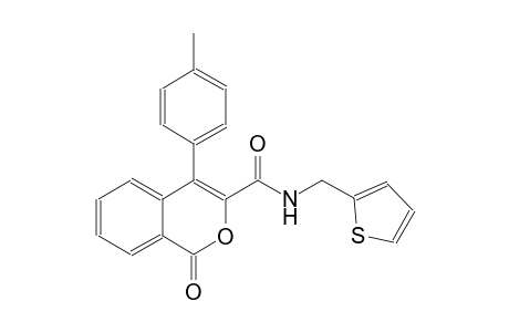 1H-2-benzopyran-3-carboxamide, 4-(4-methylphenyl)-1-oxo-N-(2-thienylmethyl)-