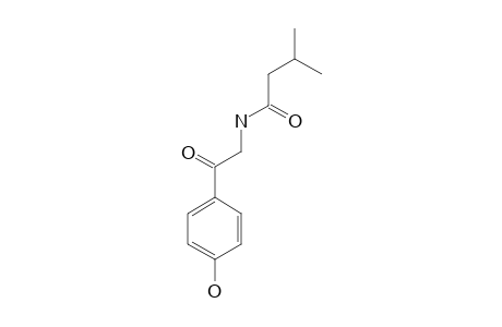 N-[2-(4-HYDROXYPHENYL)-2-OXOETHYL]-3-METHYLBUTANAMIDE