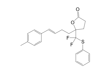 .gamma.-[Difluoro(phenylsulfanyl)methyl]-.gamma.-(4-tolylbutyl-3-ene)-.gamma.-butyrolacton