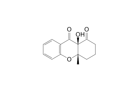 (4aS,9aR)-9a-Hydroxy-4a-methyl-3,4,4a,9a-tetrahydro-2H-xanthene-1,9-dione