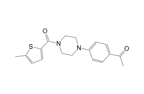 1-(4-{4-[(5-methyl-2-thienyl)carbonyl]-1-piperazinyl}phenyl)ethanone
