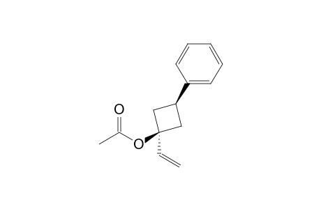 (cis)-3-Phenyl-1-vinylcyclobutyl acetate