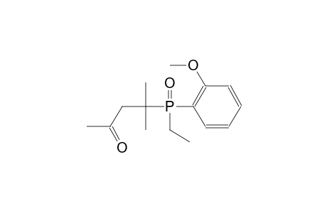 2-pentanone, 4-[ethyl(2-methoxyphenyl)phosphinyl]-4-methyl-
