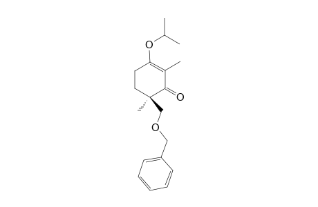 (S)-2,6-Dimethyl-3-(1-methylethoxy)-6-[(phenylmethoxy)methyl]-2-cyclohexenone