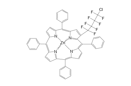 2-(4-CHLOROOCTAFLUOROBUTYL)-5,10,15,20-TETRAPHENYLPORPHYNATOZINC-(II)