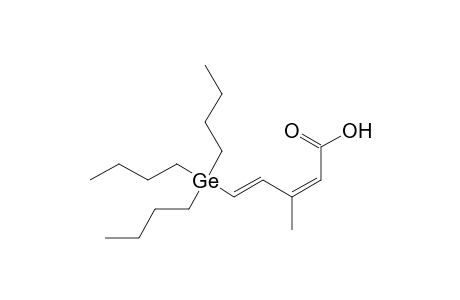 (2Z,4E)-5-Tributylgermyl-3-methylpent-2,4-dienoic acid