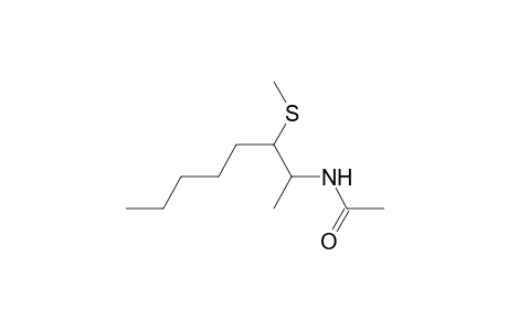 N-(3-methylsulfanyloctan-2-yl)acetamide
