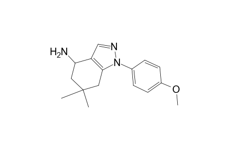 1-(4-Methoxyphenyl)-6,6-dimethyl-4,5,6,7-tetrahydro-1H-indazol-4-amine