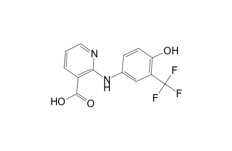 3-Pyridinecarboxylic acid, 2-[[4-hydroxy-3-(trifluoromethyl)phenyl]amino]-