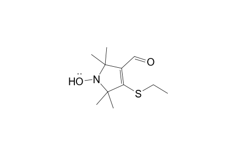 4-Ethylthio-3-formyl-2,2,5,5-tetramethyl-2,5-dihydro-1H-pyrrol-1-yloxyl radical