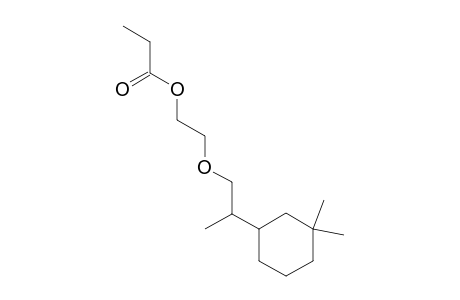 2-(2-(3,3-dimethylcyclohexyl)propoxy)ethyl propionate