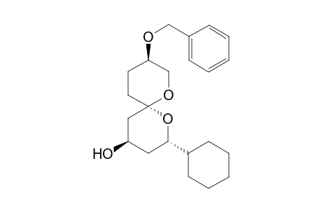 (2S,4R,6S,9R)-9-Benzyloxy-2-cyclohexyl-1,7-dioxaspiro[5.5]undecan-4-ol