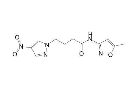 1H-Pyrazole-1-butanamide, N-(5-methyl-3-isoxazolyl)-4-nitro-