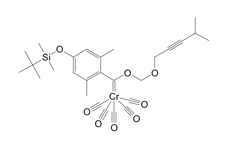 {[4-(tert-Butyldimethylsiloxy)-2,6-dimethylphenyl](4-methylpent-2-ynyloxy)methoxy]methylene}pentacarbonylchromium(0)