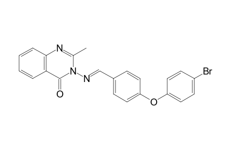 3-({(E)-[4-(4-Bromophenoxy)phenyl]methylidene}amino)-2-methylquinazolin-4(3H)-one