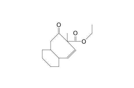 cis-Ethyl-4-methyl-bicyclo(5.4.0)undec-5-en-3-one-4-carboxylate