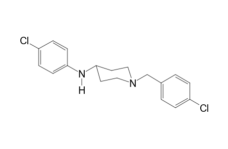 N-(4-Chlorophenyl)-1-(4-chlorobenzyl)piperidin-4-amine