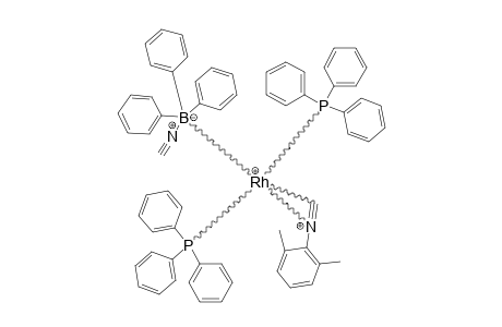 TRANS-[RH(CNBPH3)(PPH3)2(XNC)]