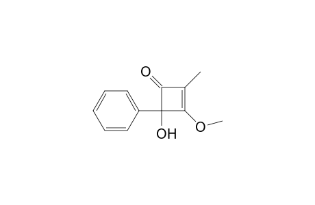4-Hydroxy-3-methoxy-2-methyl-4-phenyl-2-cyclobuten-1-one
