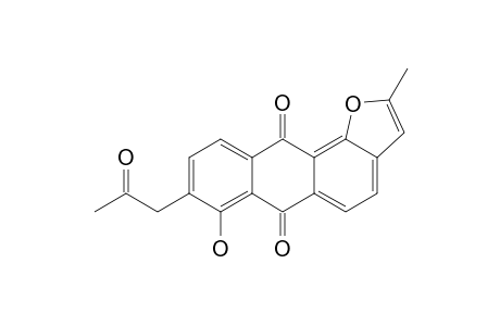 7-Hydroxy-2-methyl-8-(2'-oxopropyl)anthra[1,2-b]furan-6,11-dione
