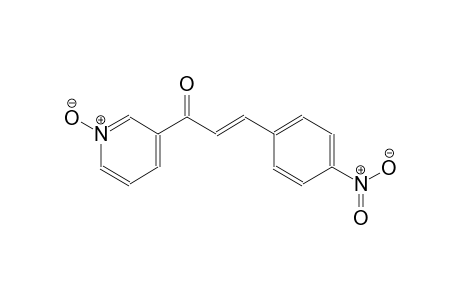 (2E)-3-(4-nitrophenyl)-1-(1-oxido-3-pyridinyl)-2-propen-1-one