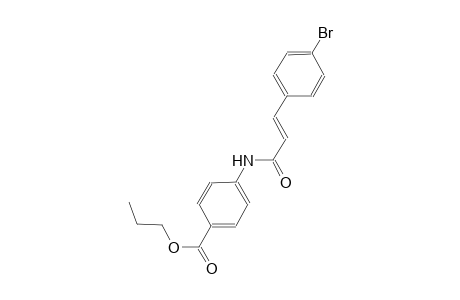 propyl 4-{[(2E)-3-(4-bromophenyl)-2-propenoyl]amino}benzoate