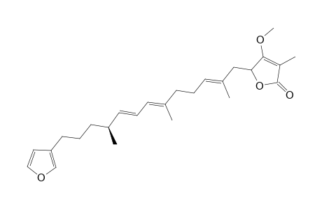 5-[13-(furan-3-yl)-2,6,10-trimethyltrideca-2,6,8-trienyl]-4-methoxy-3-methylfuran-2(5H)-one