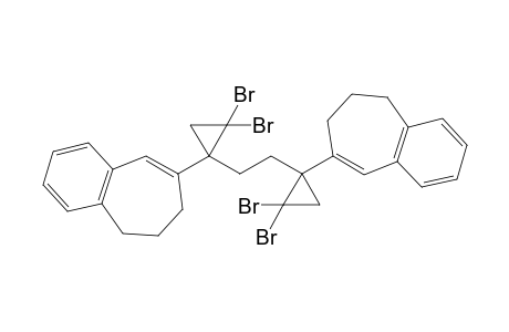 1,2-Bis(2,2-dibromo-1-(6,7-dihydro-5H-benzo[7]annulen-8-yl)cyclopropyl)ethane