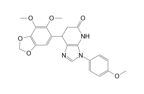 5H-imidazo[4,5-b]pyridin-5-one, 7-(6,7-dimethoxy-1,3-benzodioxol-5-yl)-3,4,6,7-tetrahydro-3-(4-methoxyphenyl)-