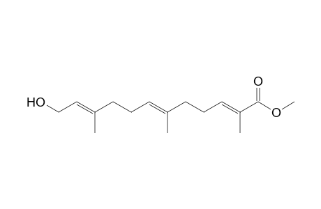 (2E,6E,10E)-12-hydroxy-2,6,10-trimethyl-dodeca-2,6,10-trienoic acid methyl ester