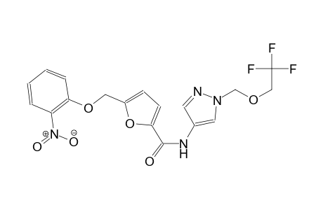 5-[(2-nitrophenoxy)methyl]-N-{1-[(2,2,2-trifluoroethoxy)methyl]-1H-pyrazol-4-yl}-2-furamide