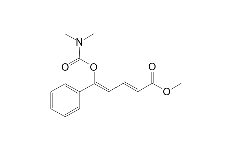Methyl (2E,4Z)-5-((dimethylcarbamoyl)oxy)-5-phenylpenta-2,4-dienoate