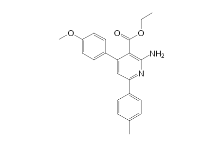 2-AMINO-4-(p-METHOXYPHENYL)-6-p-TOLYLNICOTINIC ACID, ETHYL ESTER