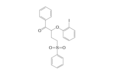 2-(2-Iodophenoxy)-1-phenyl-4-(phenylsulfonyl)butan-1-one